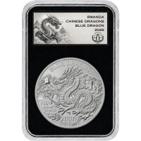 Ruanda Chinese Dragons 2026 Blue Dragon 1 oz Silber