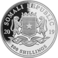 Somalia Leopard 2019 1 oz Silber