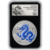 Ruanda Chinese Dragons 2026 Blue Dragon 1 oz Silber -...