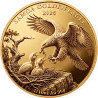 Samoa Golden Eagle 4. Ausgabe 2026 1/10 oz Gold | Prooflike