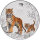 Australien Lunar III 2022 Jahr des Tigers 1 oz Silber Coloriert