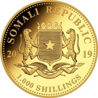 Somalia Leopard 2019 1 oz Gold