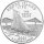 USA 1/4 Dollar 2001 Rhode Island - Kupfer-Nickel