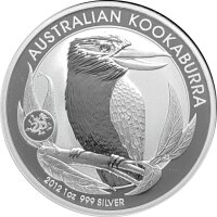 Australien Kookaburra 2012 1 oz Silber - Privy Mark Drache