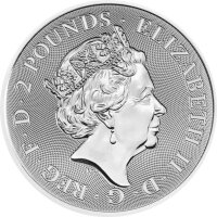 UK Valiant - St. Georg Drachentöter 2019 1 oz Silber