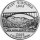 USA 1/4 Dollar 2005 West Virginia - Kupfer-Nickel