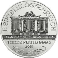 Österreich Wiener Philharmoniker 2020 1 oz Platin