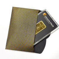 Geschenkumschlag Schwarz-Gold 108 × 71 mm II...