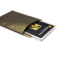 Geschenkumschlag Schwarz-Gold 108 × 71 mm II...