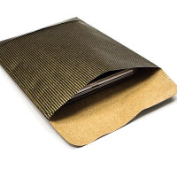 Geschenkumschlag Schwarz-Gold 108 × 71 mm II für Goldbarren bis 31,1 g II Typ 2