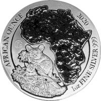 Ruanda African Ounce 2020 Bushbaby 1 oz Silber F15