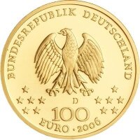 Deutschland 100 € 2006 - G - Weimar 1/2 oz Gold incl. Etui & CoA