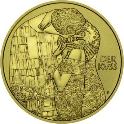 Österreich 100 Euro 2003 Malerei Gold