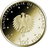 Deutschland 100 € 2014 - F - Kloster Lorsch 1/2 oz Gold incl. Etui & CoA