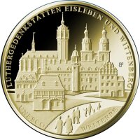 Deutschland 100 € 2017 G - Luthergedenkstätten 1/2 oz Gold incl. Etui & CoA