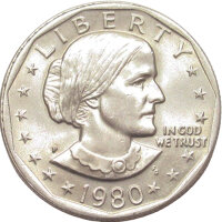 USA 1 Dollar 1980 -D- 60 Jahre Frauenwahlrecht