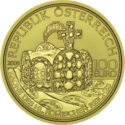 Österreich 100 Euro 2008 Krone des Heiligen...