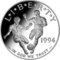 USA 1 Dollar 1994 -S- Fußball Weltmeisterschaft -...
