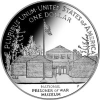 USA 1 Dollar 1994 -P- Nationales Kriegsgefangenenmuseum - Silber PP