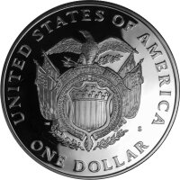 USA 1 Dollar 1994 -S- 200 Jahre Kapitol in Washington - Silber PP