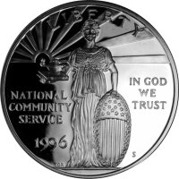 USA 1 Dollar 1996 -S- Freiwillige Nationale Hilfsdienste...