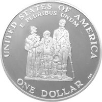 USA 1 Dollar 1998 -S- Afroamerikanische Helden - Silber PP