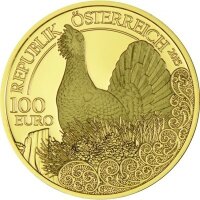 Österreich 100 Euro 2015 Der Auerhahn Gold