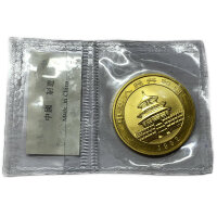 China Panda 1992 1 oz Gold - Original-Folie