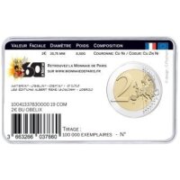 Frankreich 2 Euro 2019 Asterix - Blisterkarte Motiv Obelix
