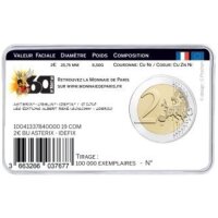 Frankreich 2 Euro 2019 Asterix - Blisterkarte Motiv Idefix