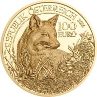 Österreich 100 Euro 2016 Der Fuchs Gold