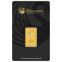 5 Gramm Goldbarren Perth Mint