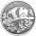 China Panda 1995 1 Unze Silber - Polierte Platte Coin Show Munich