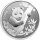 China Panda 1996 1 Unze Silber - Polierte Platte Coin Show Munich