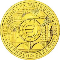 Deutschland 200 Euro 2002 D Einführung des Euros 1 oz Gold