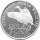 Cook Islands 50 Dollars 1990 - Bedrohte Tierwelt "Schreikranich" - Silber PP