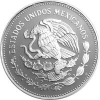 Mexiko 100 Pesos 1987 Monarchfalter - Silber PP