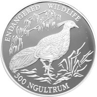Bhutan 300 Ngultrum 1994 - Bedrohte Tierwelt...