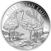 Australien Emu 2019 1 oz Silber - Fehlprägung