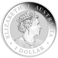 Australien Emu 2019 1 oz Silber - Fehlprägung