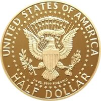 USA 1/2 Dollar - J. F. Kennedy 2014 - 3/4 oz Gold