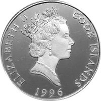 Cook Islands 2 Dollars 1996 Weißkopfseeadler - Silber PP