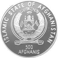 Afghanistan 500 Afghanis 2000 Schneeleopard - Silber PP