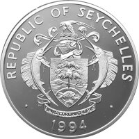 Seychellen 25 Rupees 1994 - Schmetterling - Silber PP