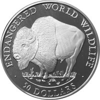 Cook Islands 50 Dollars 1990 - Bedrohte Tierwelt "...