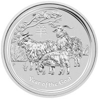 Australien Lunar II 2015 Jahr der Ziege 5 oz Silber