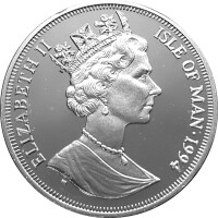 Isle of Man 1994 Stutzschwanzkatze 1 oz Silber - Polierte Platte