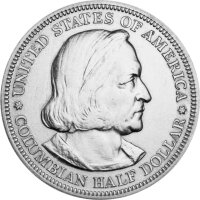 USA 1/2 Dollar 1892 - 1893 C. Kolumbus Silber
