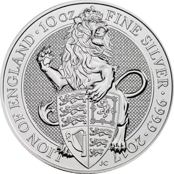 UK The Queen´s Beasts 1. Ausgabe 2017 Lion 10 oz Silber