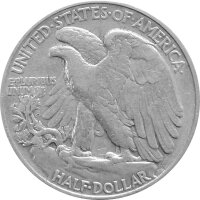 USA 1/2 Dollar 1916 - 1947 Liberty Silber